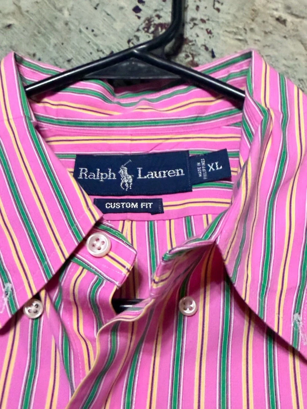 Polo by Ralph Lauren Pink Multi-Stripe Button-Down Shirt